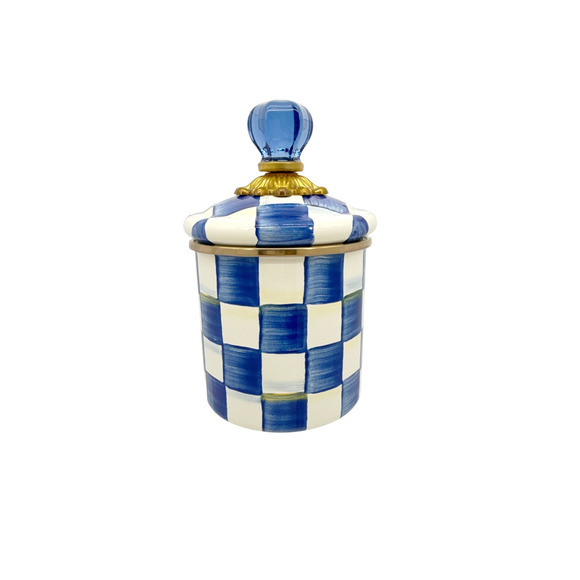 MACKENZIE-CHILDS Royal Check Canister Demi - Picture 3 of 9
